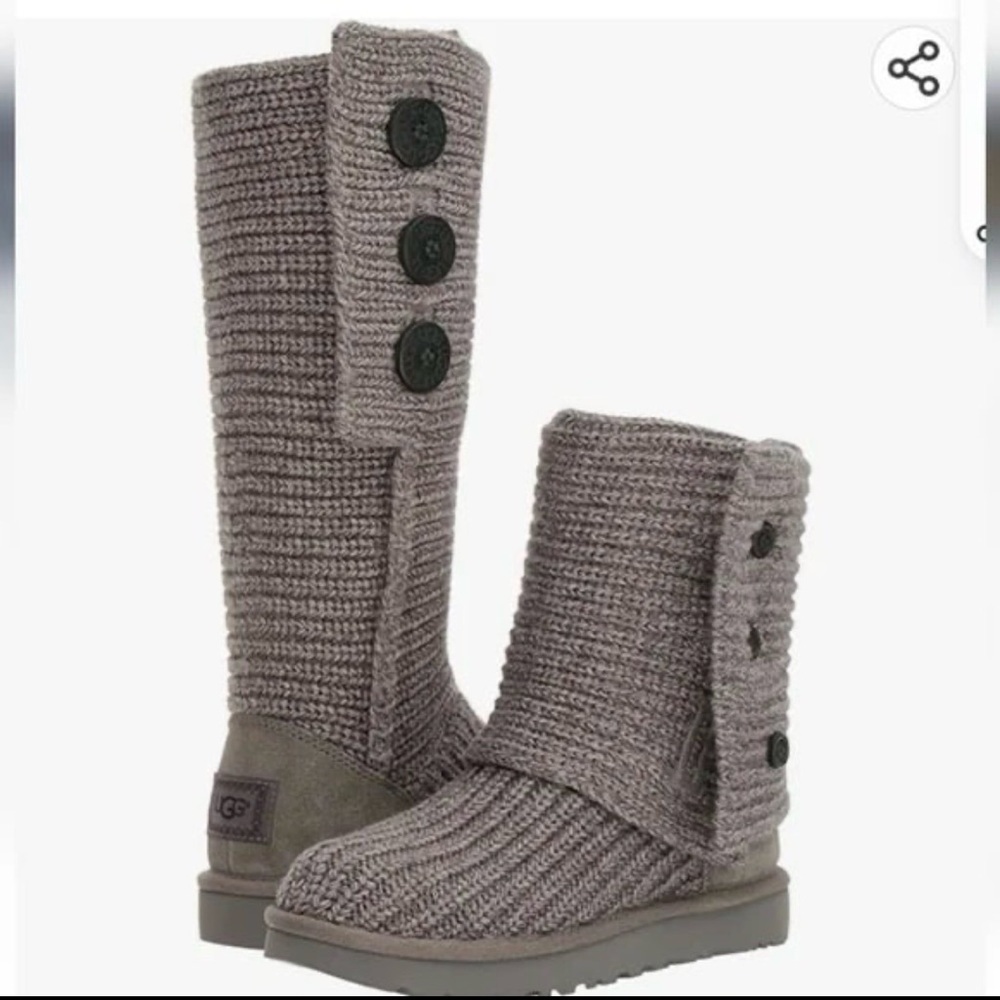 UGG Cardy Knit Button Boots - Picture 9 of 9